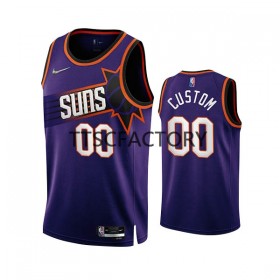 Herren NBA Phoenix Suns Trikot Benutzerdefinierte Nike 2022-23 Icon Edition Lila Swingman